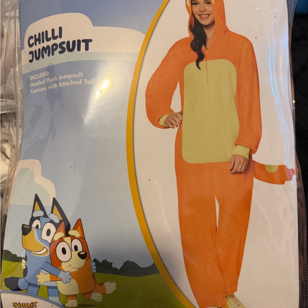 Chilli Jumpsuit Hooded Plush Costume